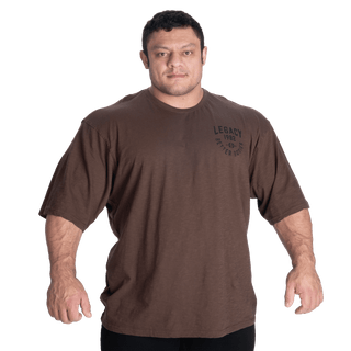 Better Bodies Legacy Slub Iron Tee - Washed Timber - Urban Gym Wear