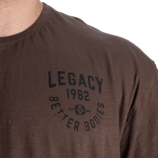Better Bodies Legacy Slub Iron Tee - Washed Timber - Urban Gym Wear