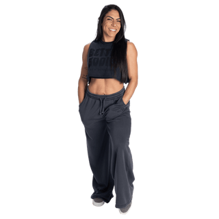 Better Bodies NY Crop Tank - Washed Black - Urban Gym Wear