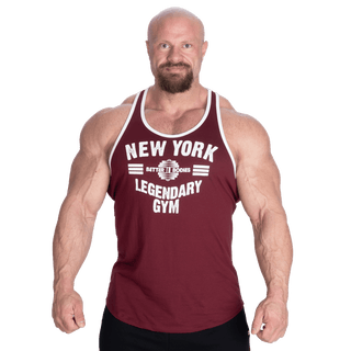 Better Bodies NY Essential T - Back - Maroon - Urban Gym Wear