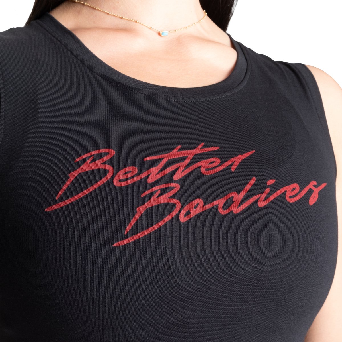 Better Bodies NY Tank Top - Black/Red - Urban Gym Wear