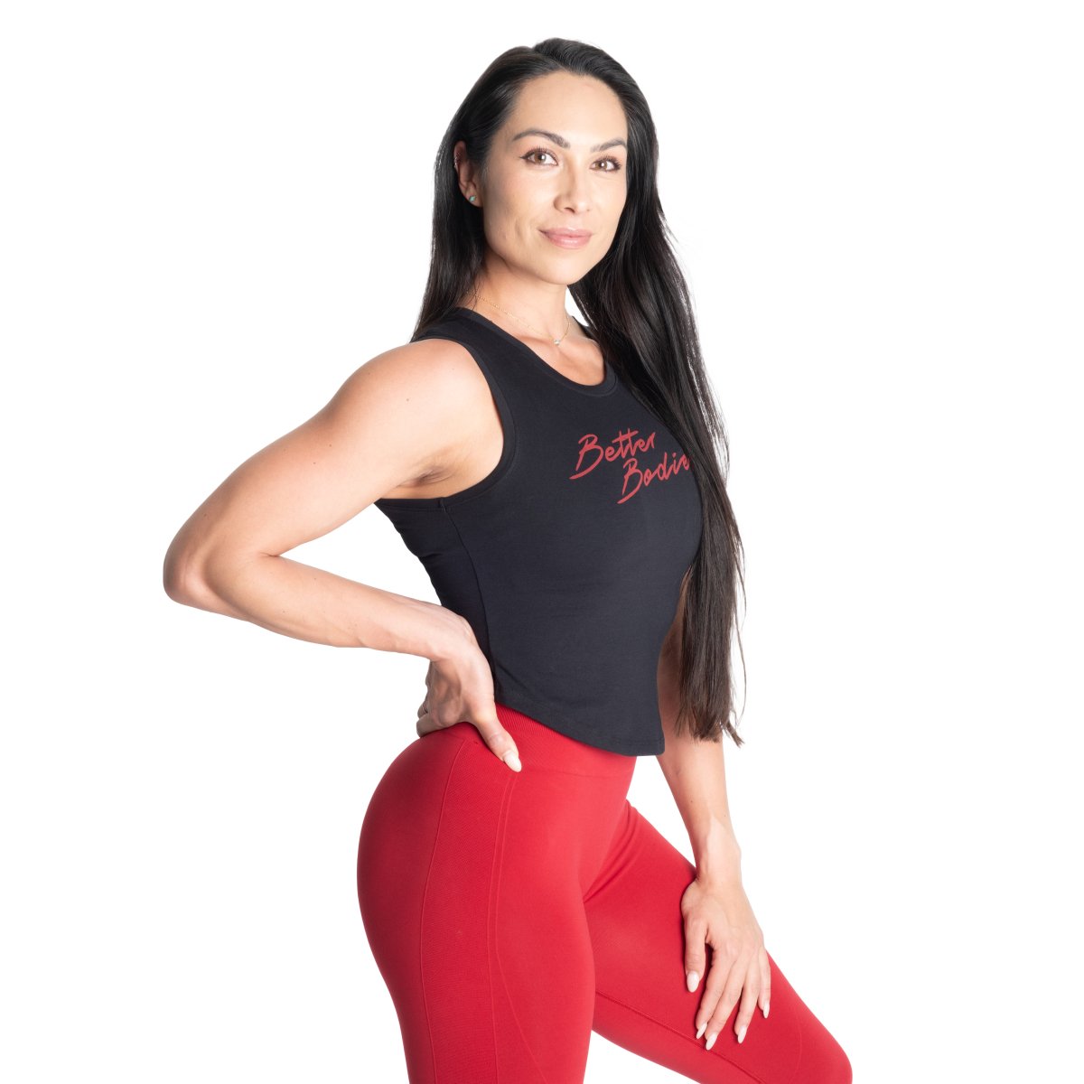 Better Bodies NY Tank Top - Black/Red - Urban Gym Wear