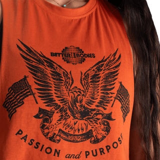 Better Bodies Purpose Cut Out Tank - Flame - Urban Gym Wear