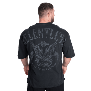 Better Bodies Relentless Iron Tee - Washed Black - Urban Gym Wear