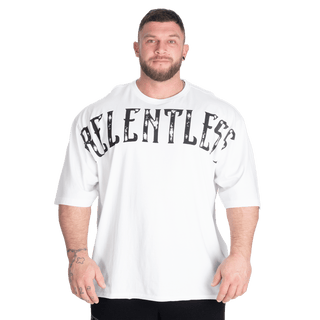 Better Bodies Relentless Iron Tee - White - Urban Gym Wear