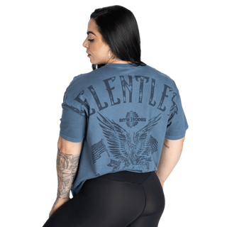 Better Bodies Relentless Oversize Tee - Washed Sky Blue - Urban Gym Wear