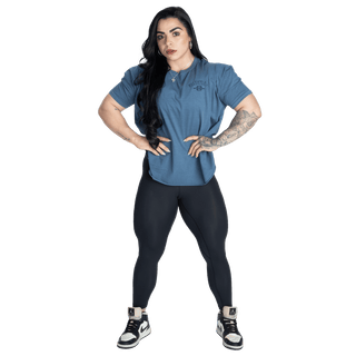 Better Bodies Relentless Oversize Tee - Washed Sky Blue - Urban Gym Wear