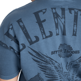 Better Bodies Relentless Oversize Tee - Washed Sky Blue - Urban Gym Wear
