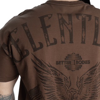 Better Bodies Relentless Oversize Tee - Washed Timber - Urban Gym Wear