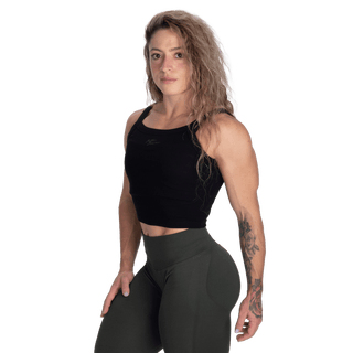 Better Bodies Rib Womens Tank - Black - Urban Gym Wear