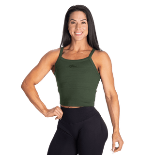 Better Bodies Rib Womens Tank - Deep Forest - Urban Gym Wear