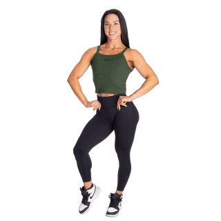 Better Bodies Rib Womens Tank - Deep Forest - Urban Gym Wear