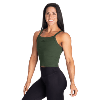Better Bodies Rib Womens Tank - Deep Forest - Urban Gym Wear
