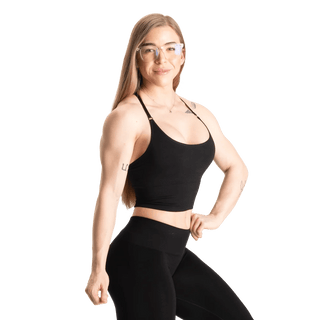 Better Bodies Rockaway Bra - Black Melange - Urban Gym Wear