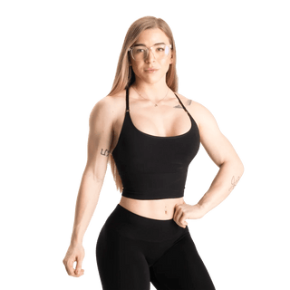Better Bodies Rockaway Bra - Black Melange - Urban Gym Wear