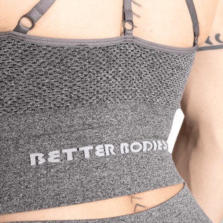 Better Bodies Rockaway Bra - Graphite Melange - Urban Gym Wear
