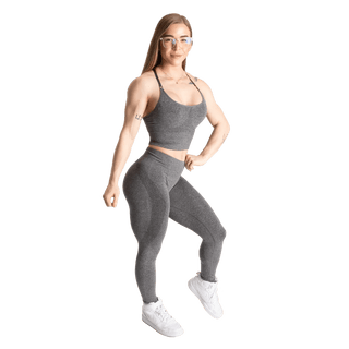 Better Bodies Rockaway Bra - Graphite Melange - Urban Gym Wear