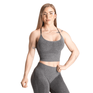 Better Bodies Rockaway Bra - Graphite Melange - Urban Gym Wear