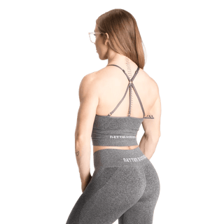 Better Bodies Rockaway Bra - Graphite Melange - Urban Gym Wear