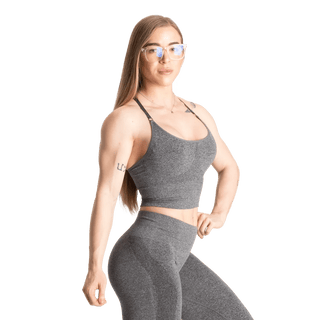 Better Bodies Rockaway Bra - Graphite Melange - Urban Gym Wear