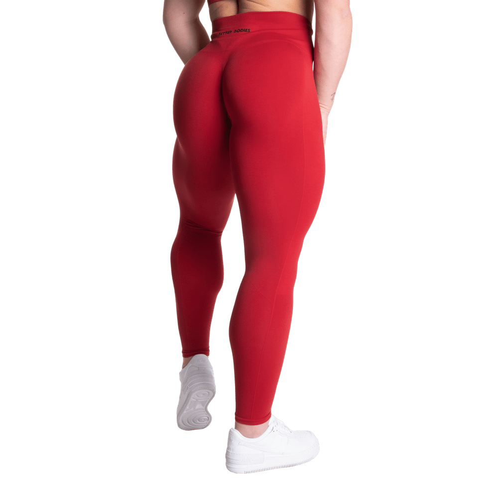 Better Bodies Seamless Scrunch Leggings - Chilli Red - Urban Gym Wear