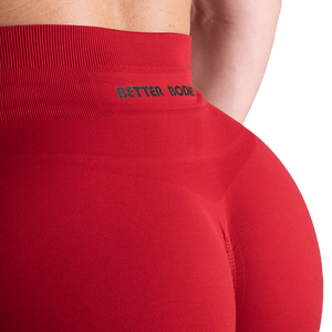 Better Bodies Seamless Scrunch Leggings - Chilli Red - Urban Gym Wear