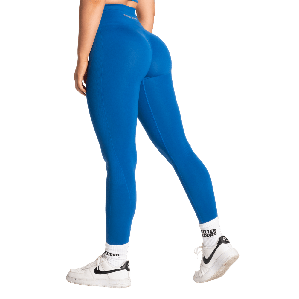 Better Bodies Seamless Scrunch Leggings - Cobalt Blue - Urban Gym Wear