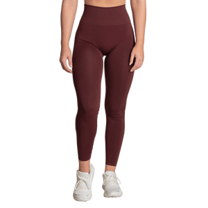 Better Bodies Seamless Scrunch Leggings Maroon Urban Gym Wear