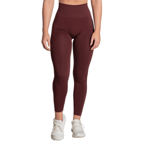 Better Bodies Seamless Scrunch Leggings - Maroon - Urban Gym Wear