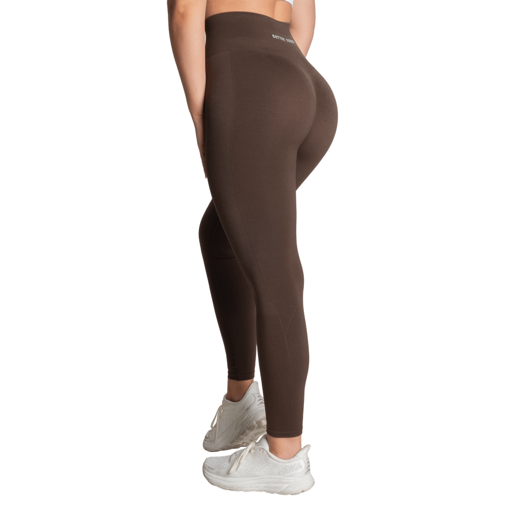 Better Bodies Seamless Scrunch Leggings - Timber - Urban Gym Wear