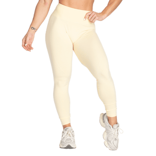 Better Bodies Seamless Scrunch Leggings - Washed Yellow - Urban Gym Wear