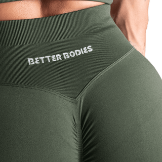 Better Bodies Shape Seamless Leggings - Deep Forest - Urban Gym Wear