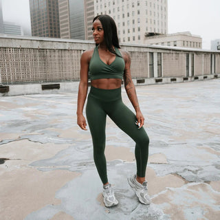 Better Bodies Shape Seamless Leggings - Deep Forest - Urban Gym Wear