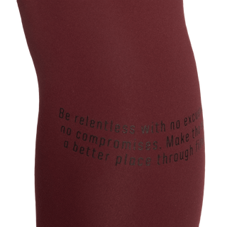 Better Bodies Skull Core Leggings - Maroon - Urban Gym Wear