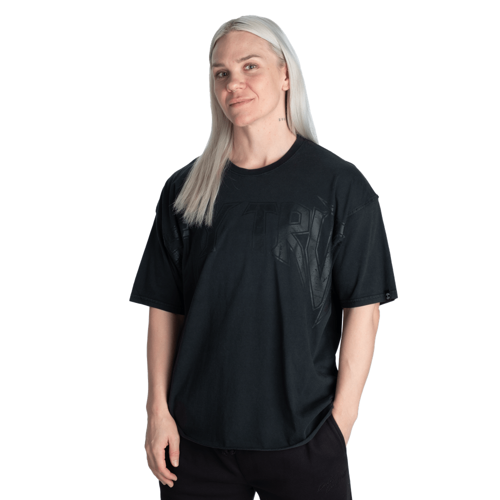Better Bodies Stay True Oversize Tee - Washed Black - Urban Gym Wear