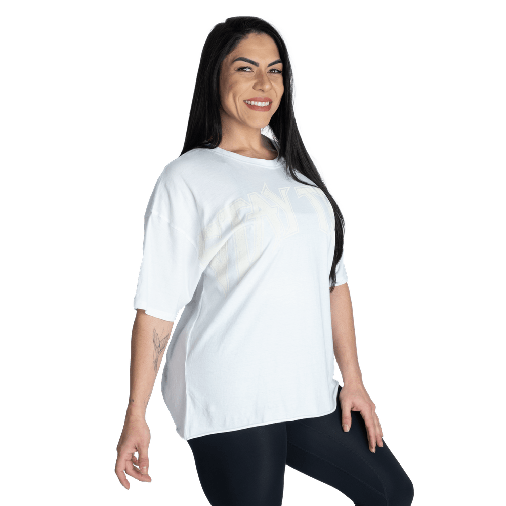 Better Bodies Stay True Oversize Tee - White - Urban Gym Wear