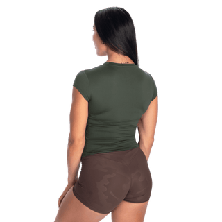 Better Bodies Tapered Tee - Deep Forest - Urban Gym Wear