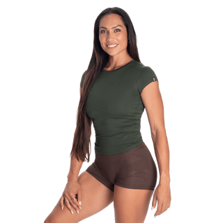 Better Bodies Tapered Tee - Deep Forest - Urban Gym Wear