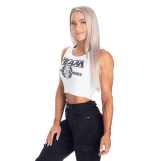 Better Bodies Team BB Rib Tank - White - Urban Gym Wear