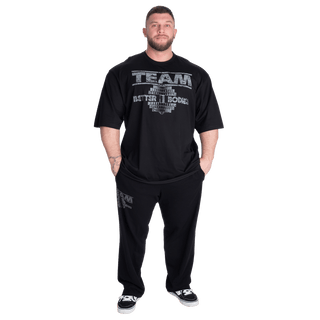 Better Bodies Team Pump Cover Iron Tee - Black/Grey - Urban Gym Wear