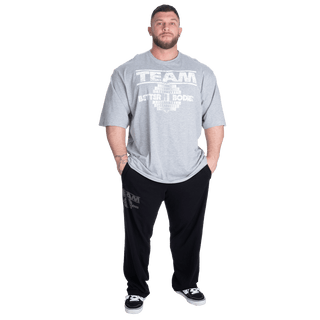 Better Bodies Team Pump Cover Iron Tee - Light Grey Melange - Urban Gym Wear