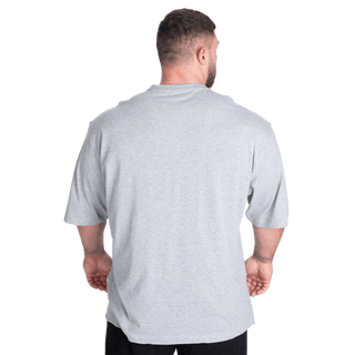 Better Bodies Team Pump Cover Iron Tee - Light Grey Melange - Urban Gym Wear