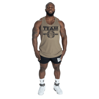 Better Bodies Team Rib Essential T - Back - Washed Green - Urban Gym Wear