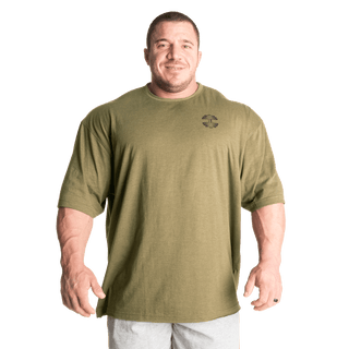 Better Bodies Union Iron Tee - Army Green Melange - Urban Gym Wear
