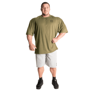 Better Bodies Union Iron Tee - Army Green Melange - Urban Gym Wear