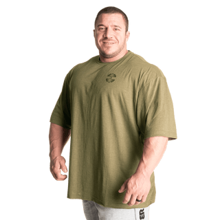 Better Bodies Union Iron Tee - Army Green Melange - Urban Gym Wear