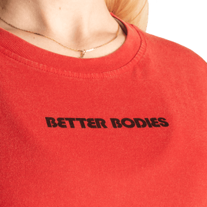 Better Bodies with Love Tee - Washed Chilli - Urban Gym Wear