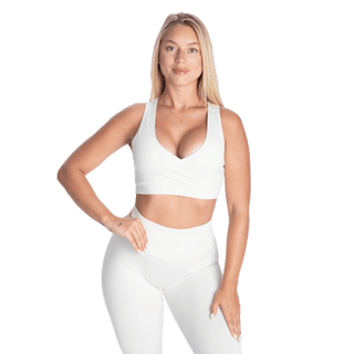 Better Bodies Wrap Seamless Bra - Off White - Urban Gym Wear