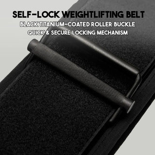 Boston Barbell Self Locking Belt - Black - Urban Gym Wear