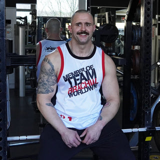 Brachial Tank Top Team - White - Urban Gym Wear